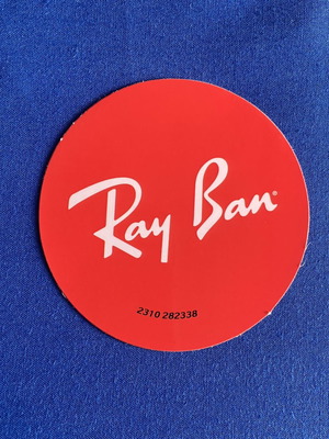 Ray Ban promotional fridge magnet, 8cm diameter