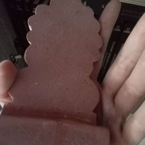 Red ceramic decorative items handmade, high quality