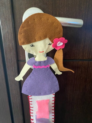 Handmade hair accessory holder like new