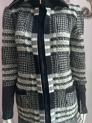 Escada cardigan new, virgin wool and mohair, size S-M, colorful