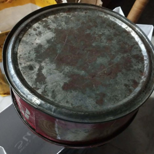 Better Cookies Papadopoulou metal box used, 1970s collectible