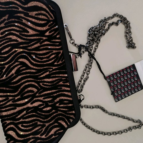 Makgio crossbody bag new, black bronze
