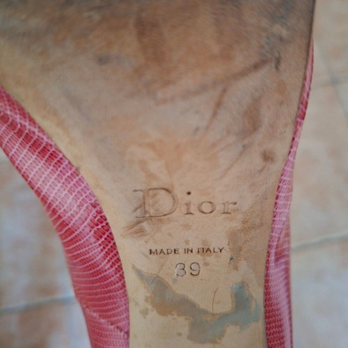 Γόβες Dior peep toe ροζ σαν καινούργιες