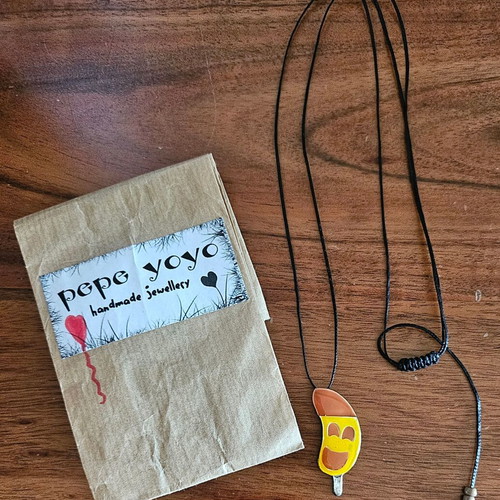 Necklace with Ice Cream Banana Pendant new