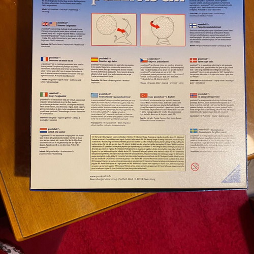 3D puzzle globe ball like new