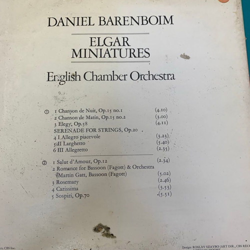 Daniel Barenboim double record used