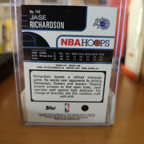 NBA Hoops Topps Jade Richardson #142 Rookie card mint