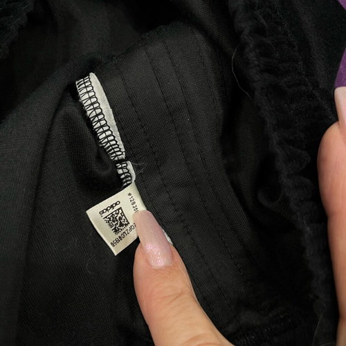 Adidas women's velour tracksuit medium large like new, black