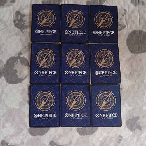 One Piece Legacy of the Master OP-12 Japanese edition, 9 cards like new