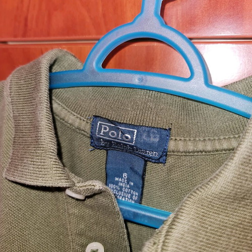 Tshirt Ralph Lauren used, green, size 6 years