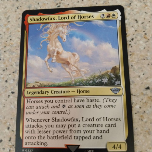 shadowfax mtg card Magic The Gathering - The Lord of the Rings The Gathering Shadowfax Lord of Horses Magic