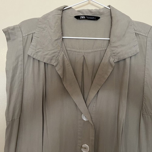 Zara jumpsuit khaki, sleeveless, like new, size M