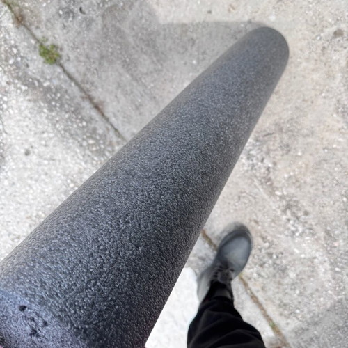 GAIAM Foam Roller 90cm new, massage roller for yoga charcoal
