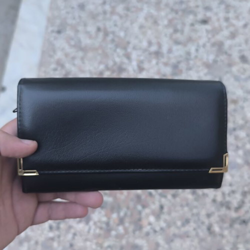 Vintage wallet like new, black