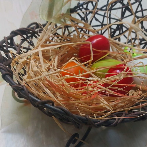 Easter basket like new for decoration