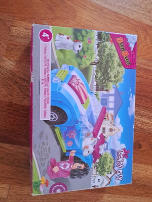 Car with building blocks like new with box