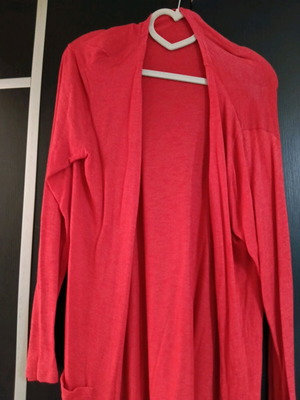 Long cardigan new without tags XL red