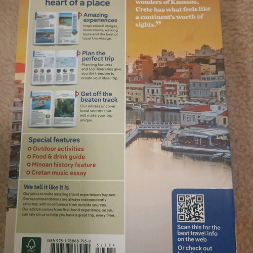 Crete Lonely Planet book new