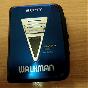 VINTAGE SONY WALKMAN Cassete player WM-EX180 MEGA BASS
