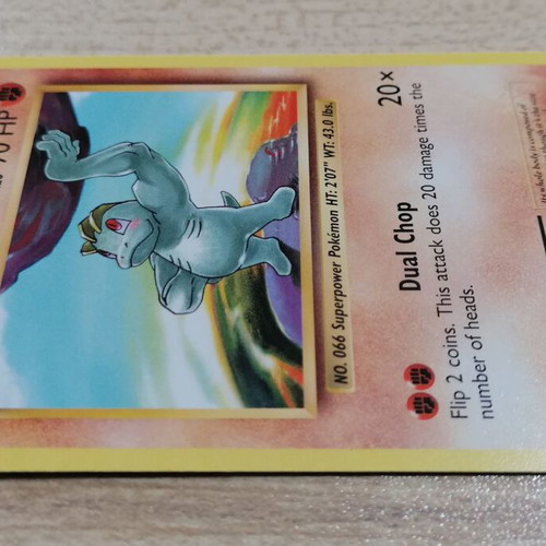 Pokémon Machop Evolutions 2016 card new