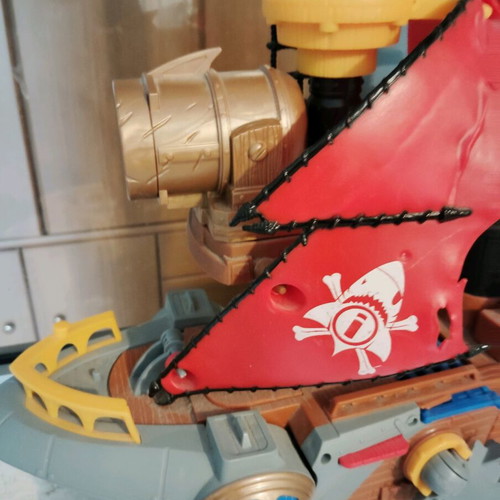 Pirate shark ship Fisher Price used