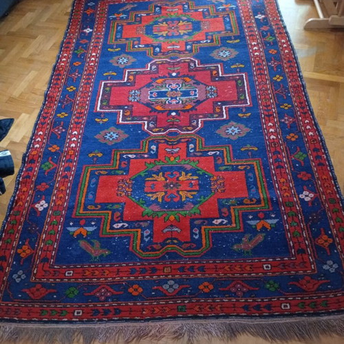 Wool rug handmade like new