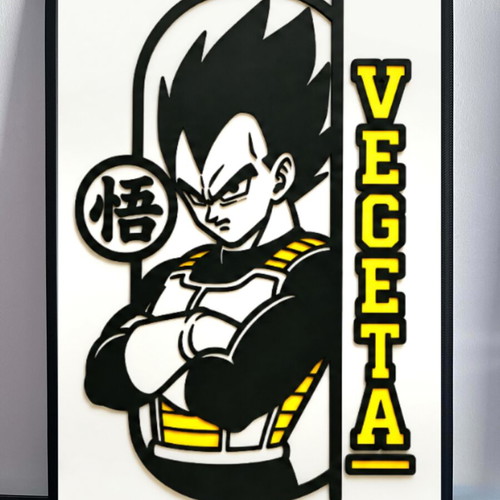 DragonBall Vegeta poster logo