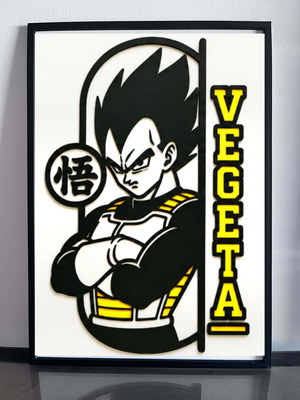 DragonBall Vegeta poster logo