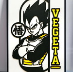 DragonBall Vegeta poster logo