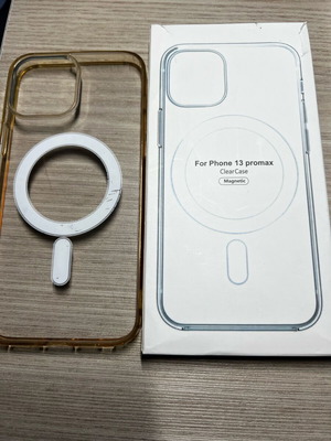 Διαφανής θήκη iPhone 13 Pro Max μεταχειρισμένη με σημάδια χρήσης