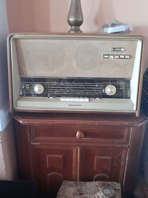 Philips Vintage Tube Radio B5X 95 A used, 1950s-60s