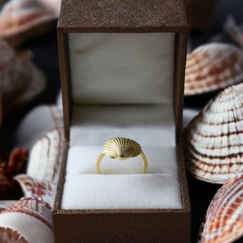 Shell Ring New Silver 925 Available In Three Colors