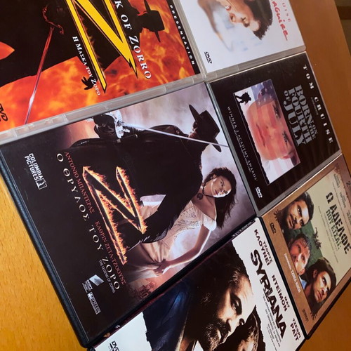 Hollywood Legends DVD set of 6 like new with Greek subtitles