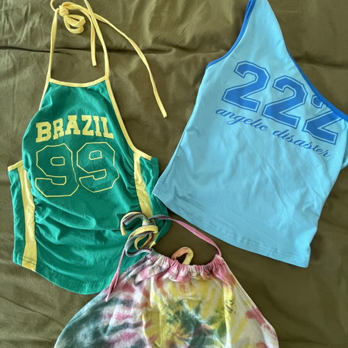 Shein 3 tops bundle, Y2K summer style, XS size