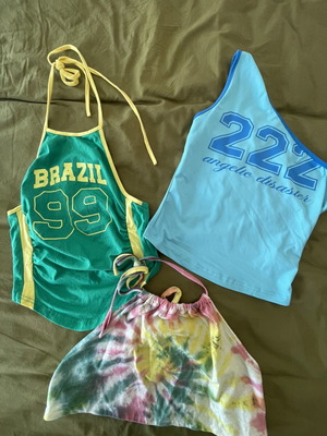Shein 3 tops bundle, Y2K summer style, XS size