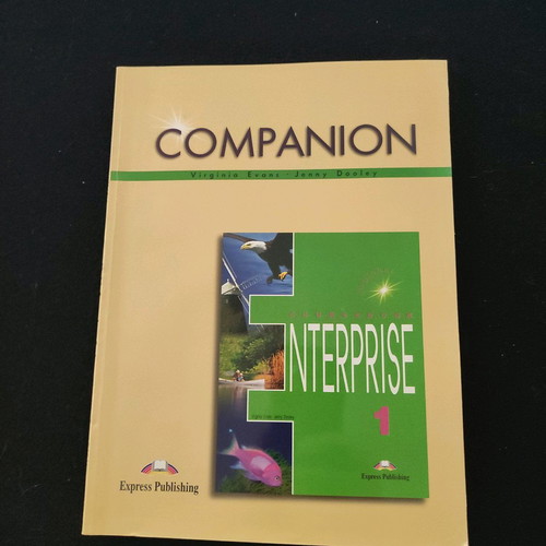 Enterprise 4 Companion English learning book like new