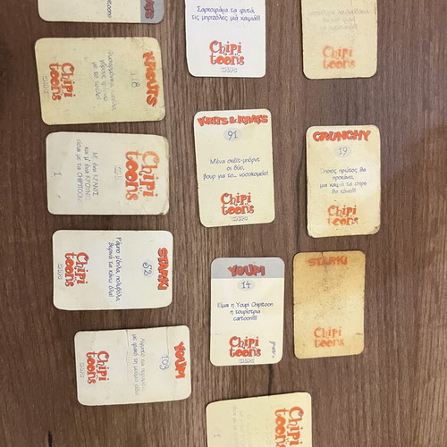 Chipi Toons cards used, pack of 12