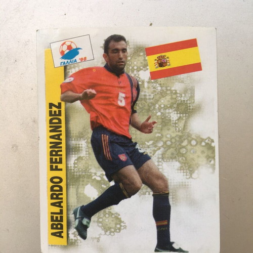 Abelardo Fernandez Spain Mundial 98 sticker like new