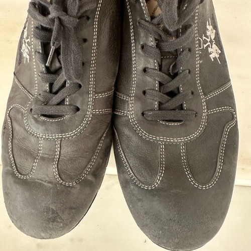 La Martina sneaker men's like new, black leather size 40