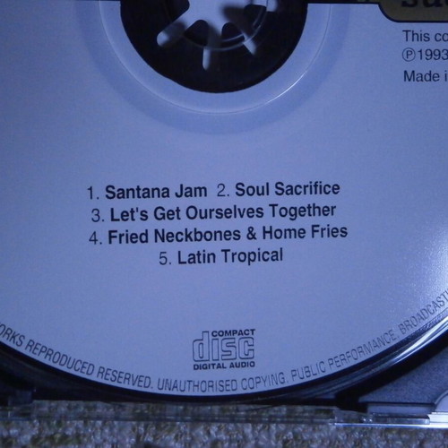 Santana CD pack of 5 like new, 1990s rock