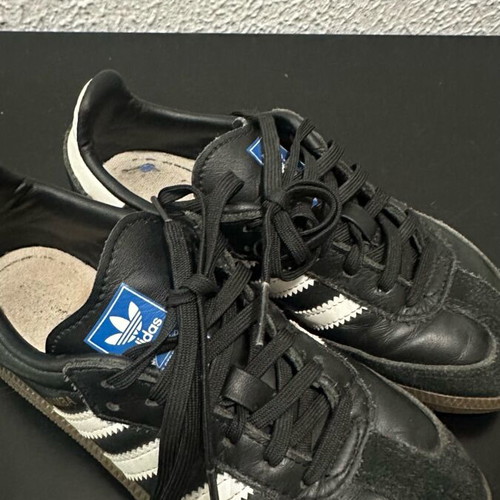 Παπούτσια Adidas Samba παιδικά μεταχειρισμένα μέγεθος 31 μαύρα