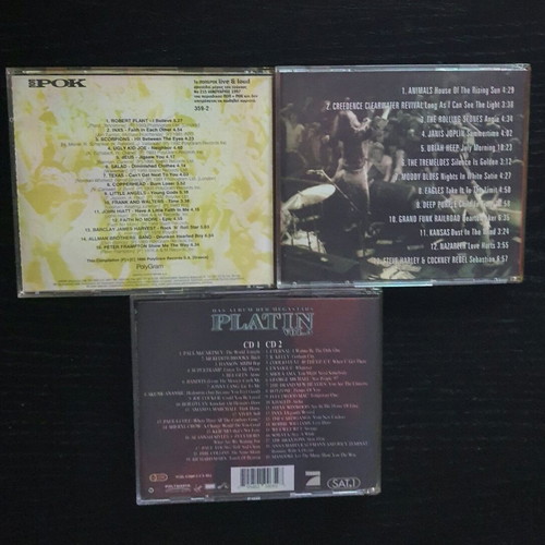 Rock CDs used, pack of 7