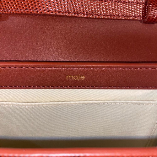 Maje leather bag new 20x15 with dust bag