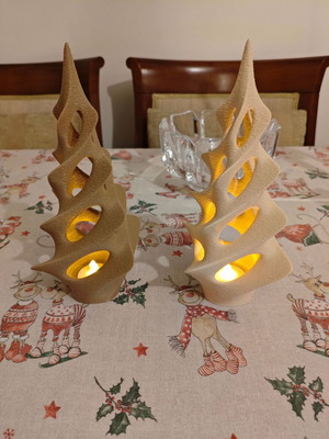 Futuristic 3D Printed Christmas Tree new