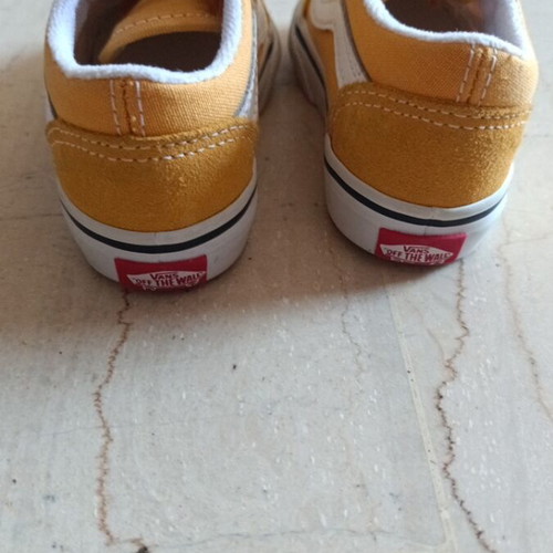 Vans kids shoes size 21 yellow like new
