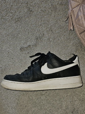 Nike Airforce 1 sneakers black used size 42.5