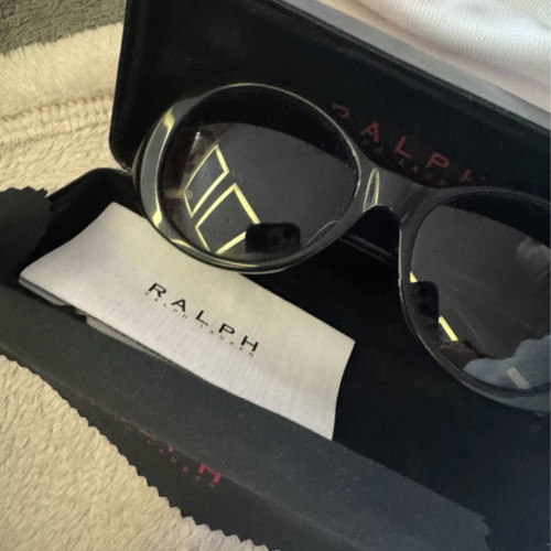 Ralph Lauren oval sunglasses, black, collectible