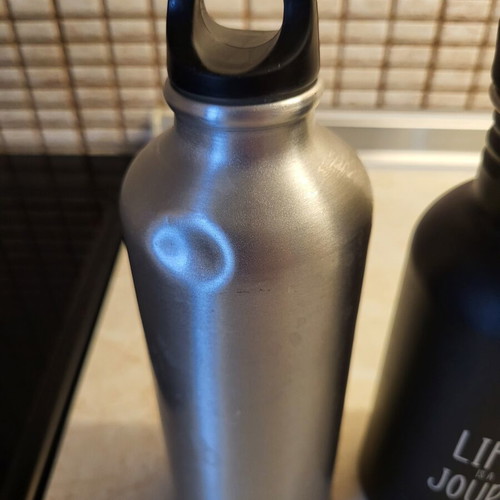 Aluminium water bottles, set of 4