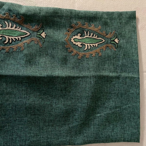 Decorative Embroidered Pillowcase Ethnic & Boho Design new, 45cm x 45cm