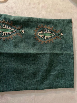Decorative Embroidered Pillowcase Ethnic & Boho Design new, 45cm x 45cm